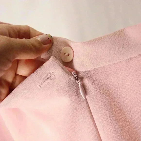 Vintage pink sequined 2 piece shirt and skirt set size 10 Ursula of Switzerland - Picture 4 of 16